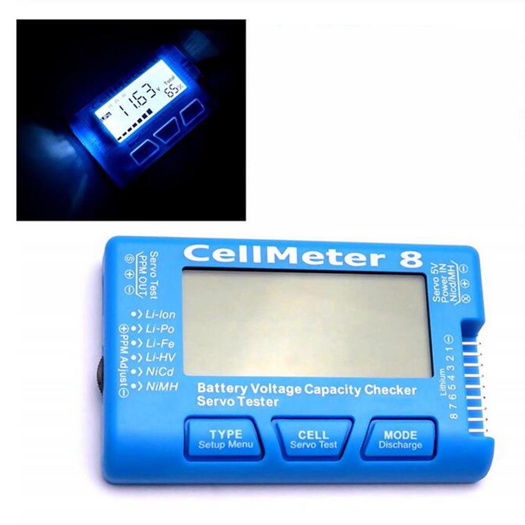 Drone Battery Voltage Checker - 디지털 배터리 전압 측정기, RC 셀