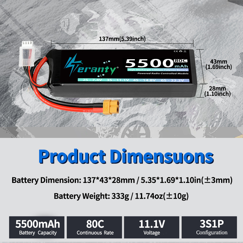 1/2개입 TERANTY 3S 리튬 폴리머 배터리, 5 - Drone Battery 3S 리뷰 및 가격